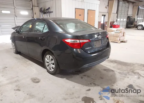 2014 Toyota Corolla Le from USA, damaged, VIN 5YFBURHE4EP119118